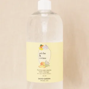 Nettoyant à mains sans rinçage - Pêche et crème