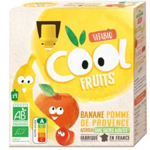Vitabio COOL FRUITS Pomme Banane & Acérola 4x 90g