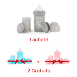 1 Biberon 180 ml ACHETÉ = 2 Biberons GRATUITS
