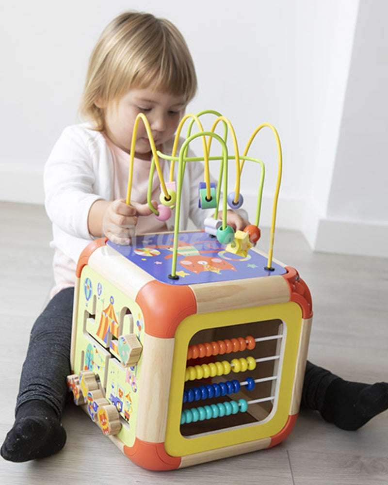 Eurekakids - Cube Géant En Bois Circus 18M+