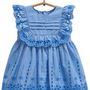 Robe pour bébé bleu