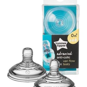 2 Tétines Tommee Tippee Advanced Anti-Coliques - Débit Variable 0M+