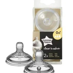 2 Tétines Tommee Tippee Closer to Nature - Débit Variable 0m+