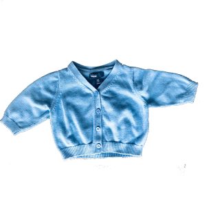 Gap - Veste Tricot Fin Bleu 0-3ms- Déjà