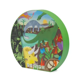 Eurekakids Puzzle Fluo Dinosaure 6A+ - 100 PCS