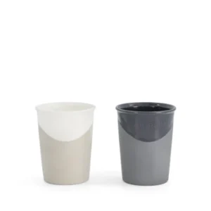 2x Cups - Noir / Blanc
