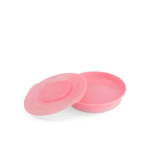 Assiette avec couvercle - Rose