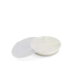 Assiette à 3 compartiments - Blanc