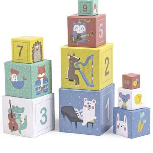 Eurekakids - Pyramide Empilable Animals 12M+