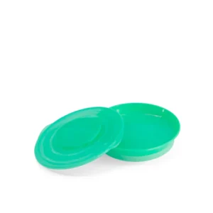 Assiette avec couvercle - Vert