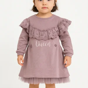 Robe bébé lila
