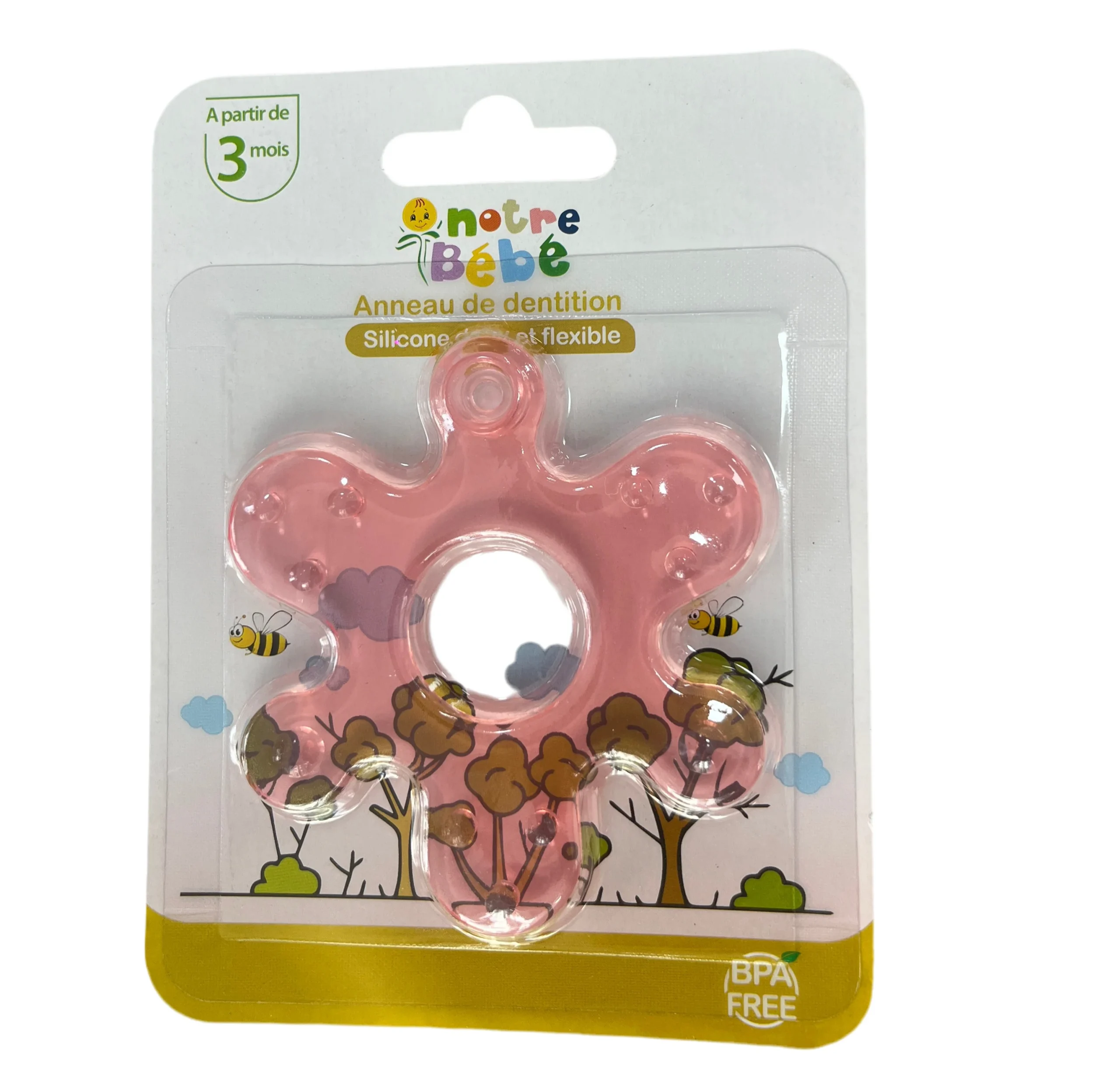 Anneau de dentition en silicone