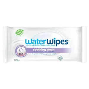WaterWipes® Soothing Clean Wipes – Lingettes Ultra-Douces et Apaisantes