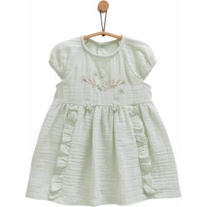Robe bébé verte