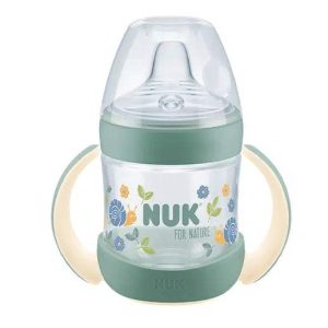 Nuk Tasse d’apprentissage for Nature 150ml avec Temperature Control Dès 6mois Vert