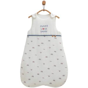 Tulum de sommeil en forme de poire, couleur écru