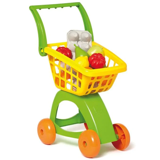 Chariot de course avec aliment