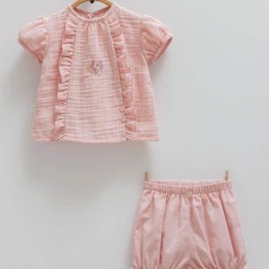 Ensemble 2 pièces rose poudré