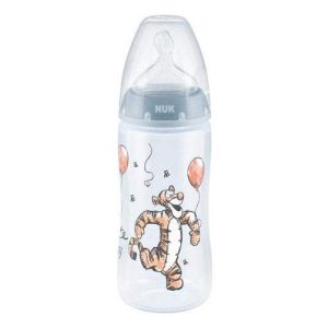 Nuk Biberon First Choice+ 300ml 0-6 mois - Winnie l’Ourson bleu