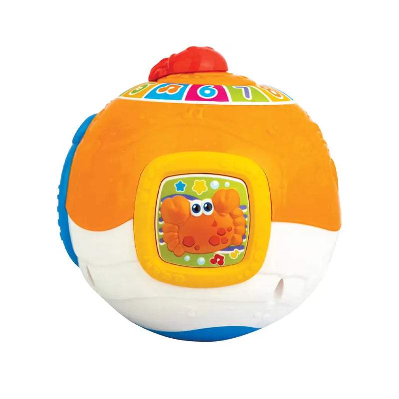 Winfun Boule Musicale Vibrante Océan Orange - 6M+ – Image 3