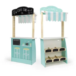 EUREKAKIDS - Bio Market En Bois 2 En 1