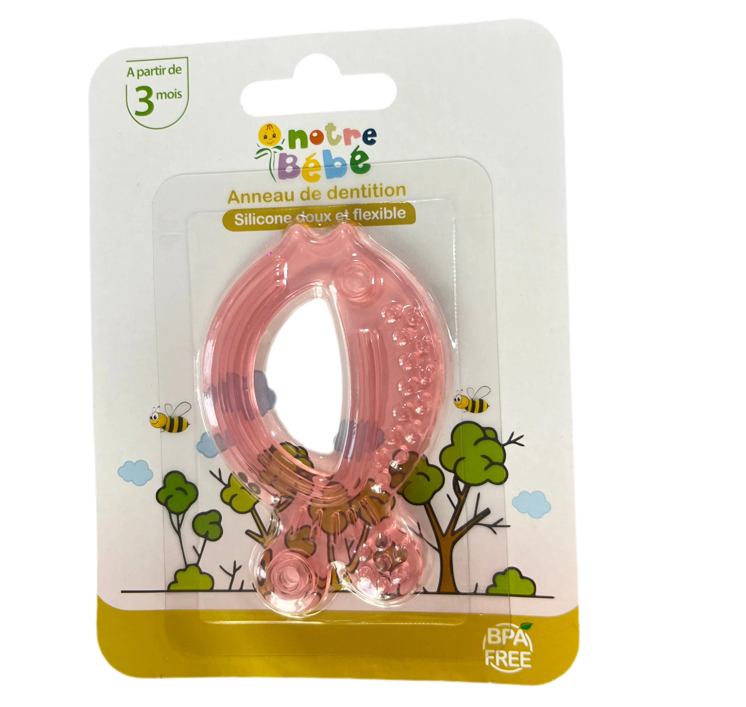 Anneau de dentition en silicone