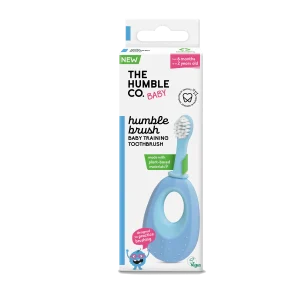 Brosse à dents pour bébés Humble Brush à base de plantes - Bleu