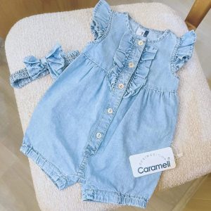Combinaison bébé bleu