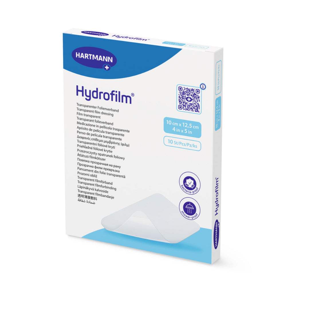 Un pansement Transparent Auto-adhésif - Hartmann 10x25cm 1 piece