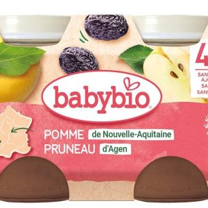 Babybio Pot Pomme Pruneau 2x130g