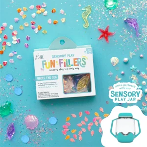 Fun filler pour bocal de jeux sensoriels - Under the sea - Glo Pals