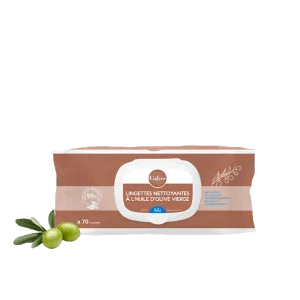 Gifrer Lingettes nettoyantes à l’huile d’olive x 70