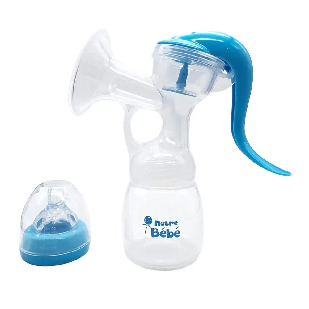 Notre Bébé Tire-lait Manuel Réglable - Bleu – Image 2