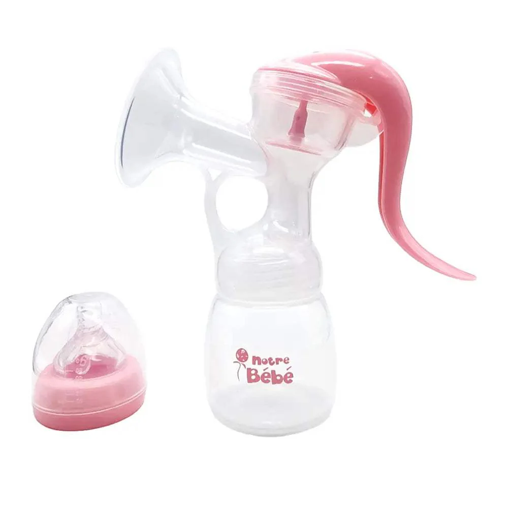 Notre Bébé Tire-lait Manuel Réglable - Rose – Image 2