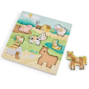 Eurekakids Puzzle Musical - Animaux de la Ferme 12M+
