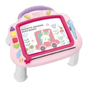 Ardoise Musicale Magnétique de Dessin 18M+ - Rose