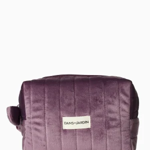 Trousse en velours - Mauve
