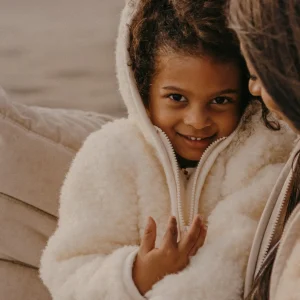 Veste enfant Skin, crème