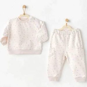 Andy Wawa Ensemble 2 Pièces Fille Sweet Penguin Ecru