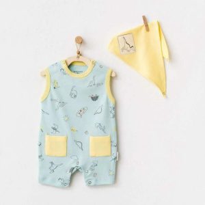 Andywawa Summer Romper body avec bonnet