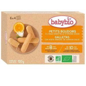 Babybio Boudoirs Biscuits À L'orange 120g