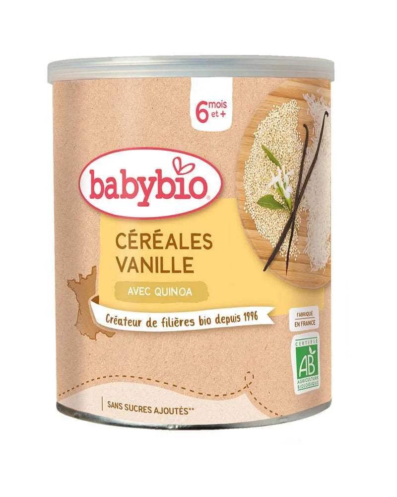 Babybio Céréales Vanille avec Quinoa Bio – Céréales Instantanées pour Bébé 220g