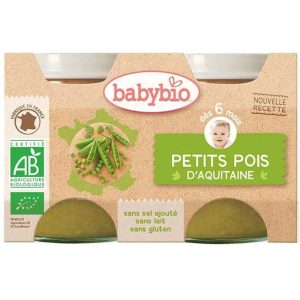 Babybio Petits Pois d'Aquitaine 2x130g