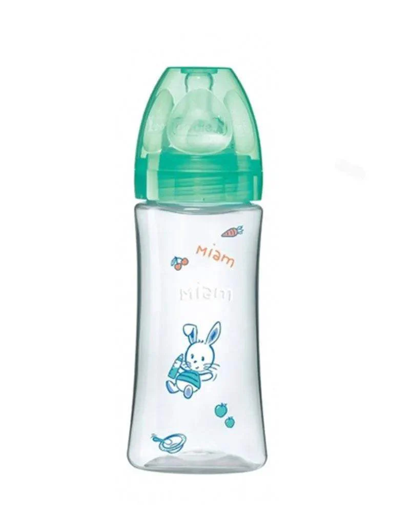 Biberon Dodie Anti-Colique Initiation+ 330ml (+6m) - Vert Lapin