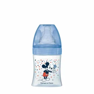 Biberon Dodie Anti-Colique Tétine Ronde 150ml (0-6m) - Mickey Bleu