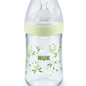 Biberon En Verre Nature Sens 240ml NUK - Vert