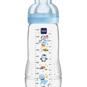 Biberon MAM Easy Active 330 ml - Bleu