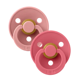 2 tétines Dusty Pink/Coral