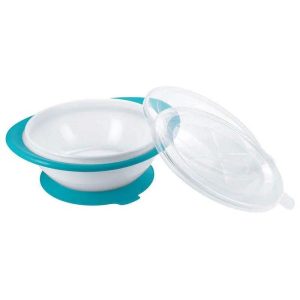 Bol d'Apprentissage avec couvercle NUK - Bleu