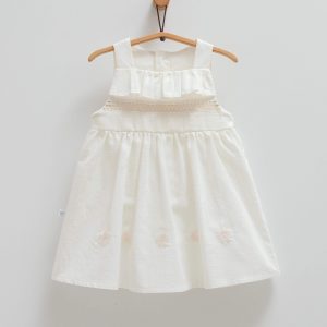Robe bébé écru
